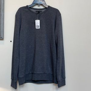 Forever 21 Men Dark Grey Sweatshirt - Crew Neck Size XS - NWT